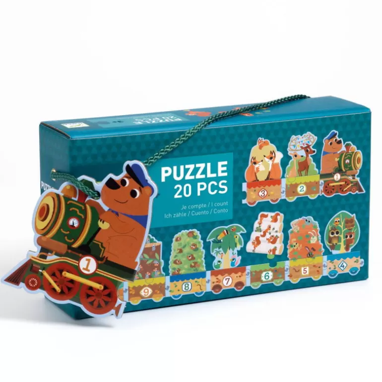 Djeco Puzzle Djeco<Puzzle Frise "Je Compte" - 20 Pieces - 8194