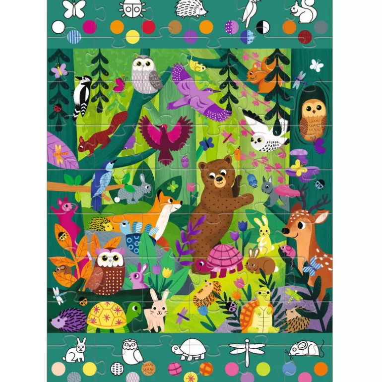 Djeco Puzzle Djeco<Puzzle Geant "Observation Foret" 54 Pcs 7149