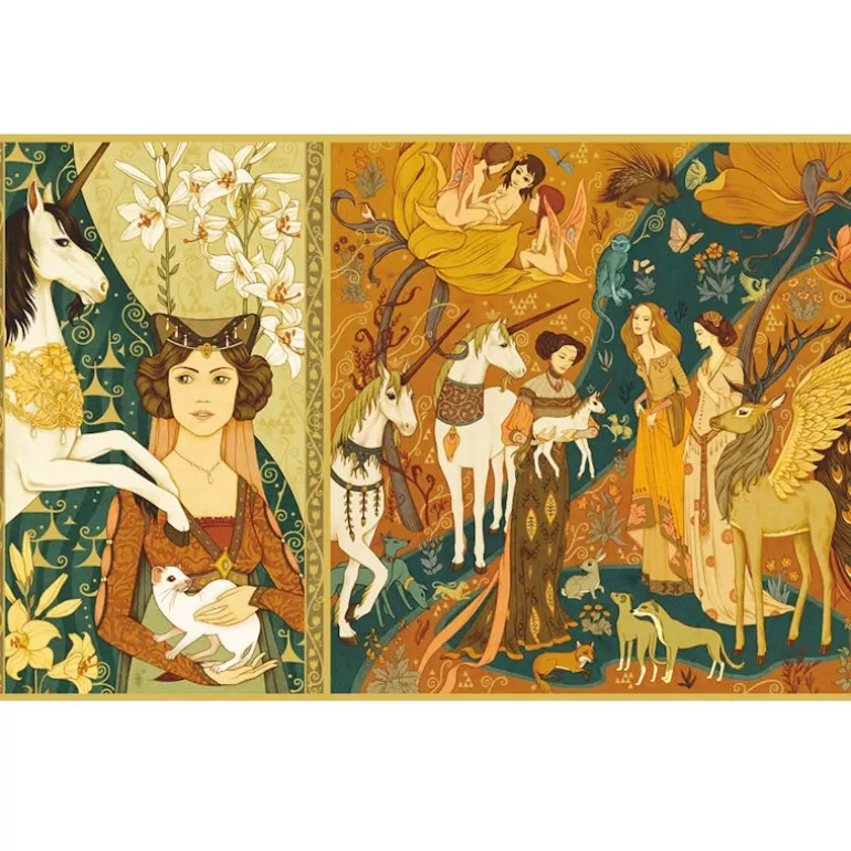 Djeco Puzzles Djeco<Puzzle Jardin Des Licornes 500 Pcs 7624