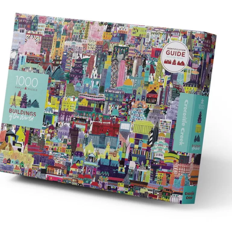 Crocodile Creek Puzzles Dès 8 Ans, 500 Pcs Et +<Puzzle 'Les Batiments Celebres Du Monde' 1000 Pcs