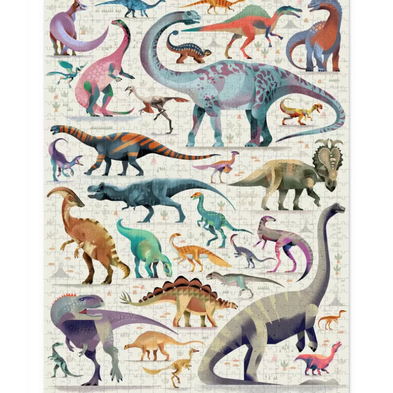 Crocodile Creek Puzzles Dès 8 Ans, 500 Pcs Et +<Puzzle 'Les Dinosaures' 750 Pcs