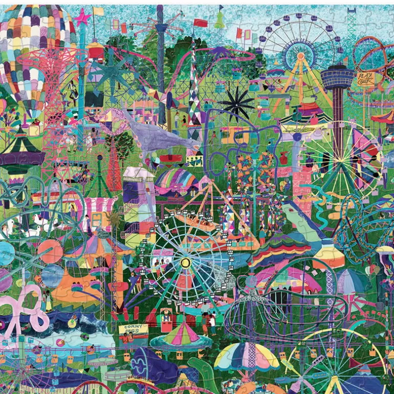 Crocodile Creek Puzzles Dès 8 Ans, 500 Pcs Et +<Puzzle 'Les Parcs D'Attractions Du Monde' 1000 Pcs