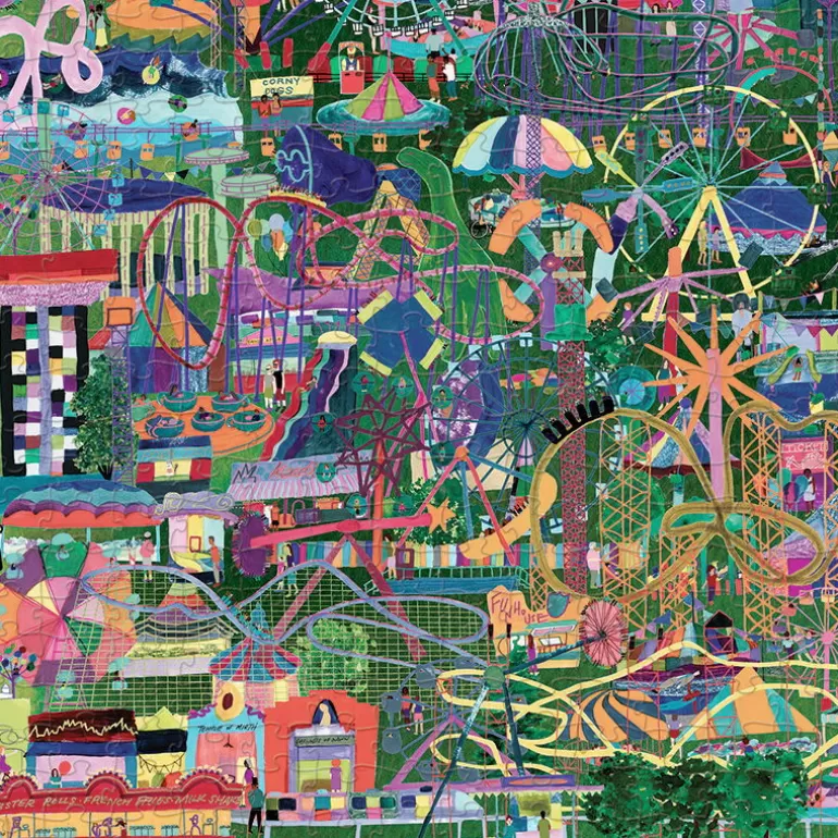 Crocodile Creek Puzzles Dès 8 Ans, 500 Pcs Et +<Puzzle 'Les Parcs D'Attractions Du Monde' 1000 Pcs