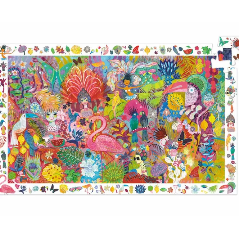 Djeco Puzzles Djeco<Puzzle Observation 'Carnaval De Rio' 200 Pcs 7452