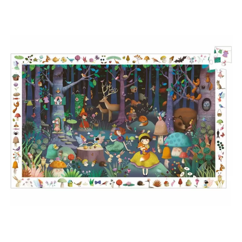 Djeco Puzzles Djeco<Puzzle Observation 'Foret Enchantee' 100 Pcs Djo7504