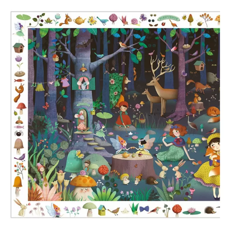 Djeco Puzzles Djeco<Puzzle Observation 'Foret Enchantee' 100 Pcs Djo7504