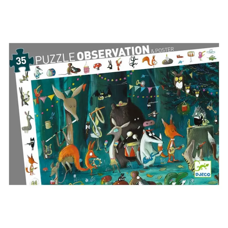 Djeco Puzzles Djeco<Puzzle Observation 'L'Orchestre' 35 Pcs 7588