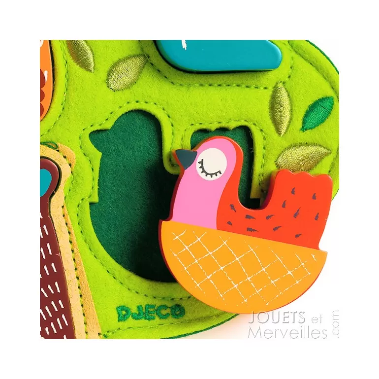 Djeco Puzzle Djeco<Puzzle Oski, Jeu D'Encastrement En Bois 1039