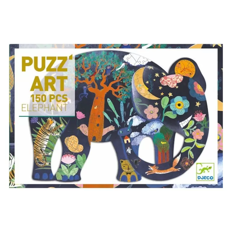 Djeco Puzzles Djeco<Puzzle Puzz'Art Elephant 150 Pcs 7652