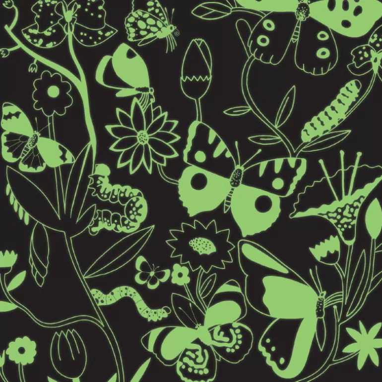 Mudpuppy Puzzles Dès 8 Ans, 500 Pcs Et +<Puzzle Qui Brille Dans Le Noir "Papillons" 500 Pcs
