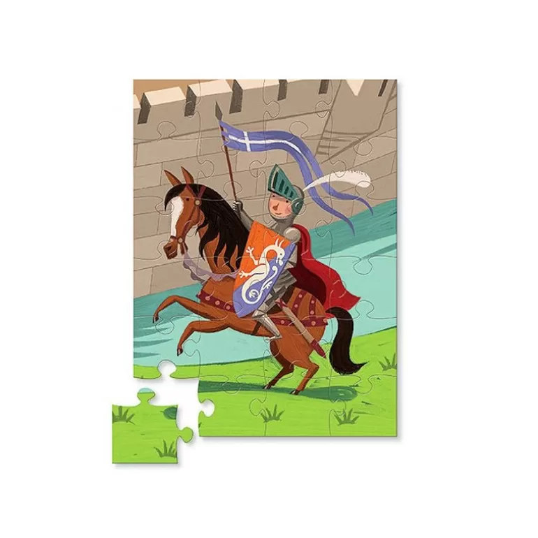 Crocodile Creek Puzzles Dès 2 Ans: 2, 12 Et 24 Pcs<Puzzle Silhouette Chevalier 24 Pcs