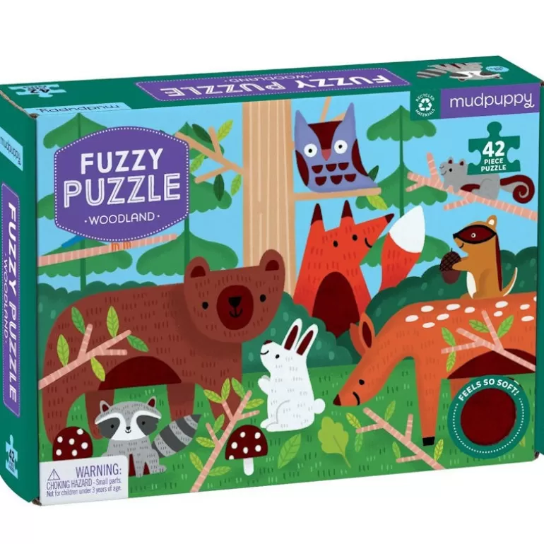 Mudpuppy Puzzles Dès 4 Ans, 36 Pcs<Puzzle Tactile 'Dans Les Bois' 42 Pcs