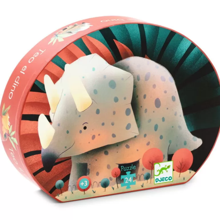 Djeco Puzzle Djeco<Puzzle Teo Le Dino 24 Pcs 7284