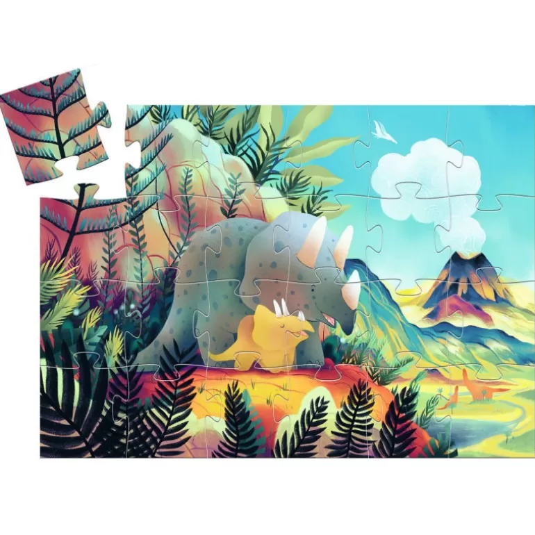 Djeco Puzzle Djeco<Puzzle Teo Le Dino 24 Pcs 7284