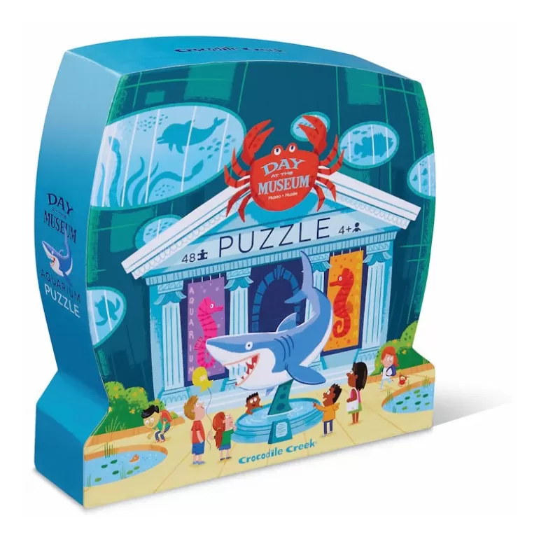 Crocodile Creek Puzzles Dès 5 Ans, 54 Pcs<Puzzle Une Journee Au Musee 'Aquarium' 48 Pcs