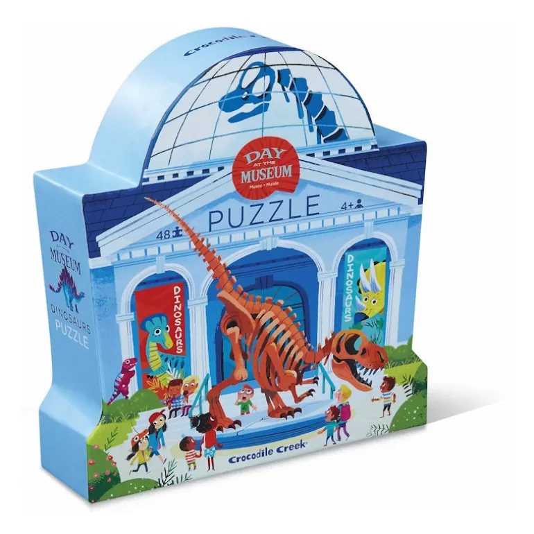 Crocodile Creek Puzzles Dès 5 Ans, 54 Pcs<Puzzle Une Journee Au Musee 'Dinosaures' 48 Pcs