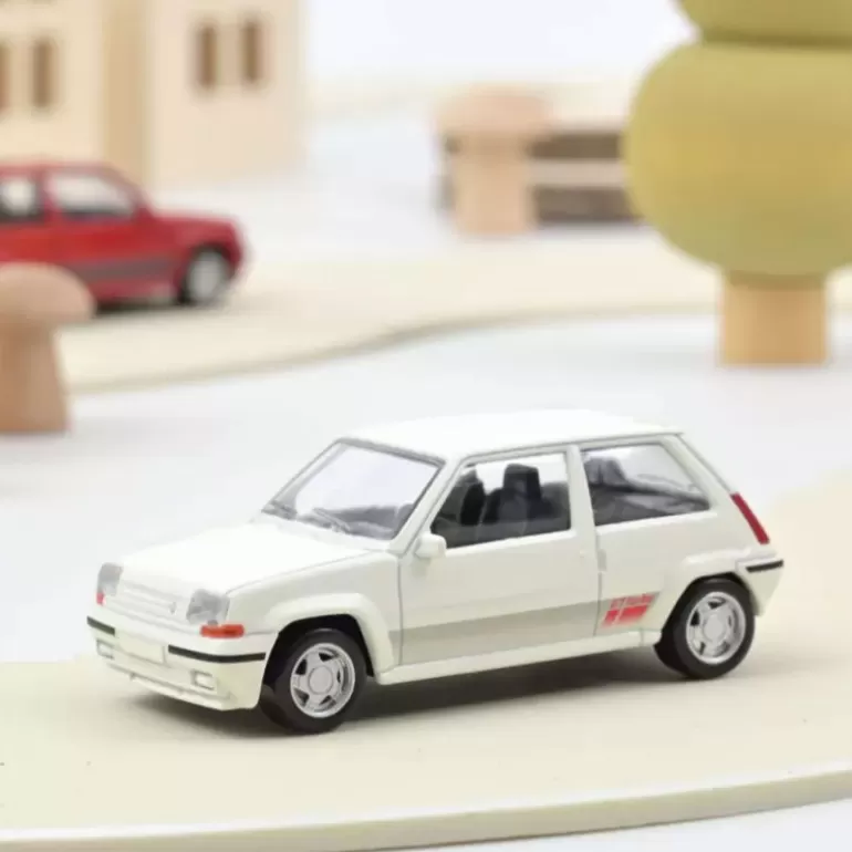 NOREV Jouets Garage, Voitures<Renault Supercinq Gt Turbo Phase 2 1988 Blanche 1-43Eme