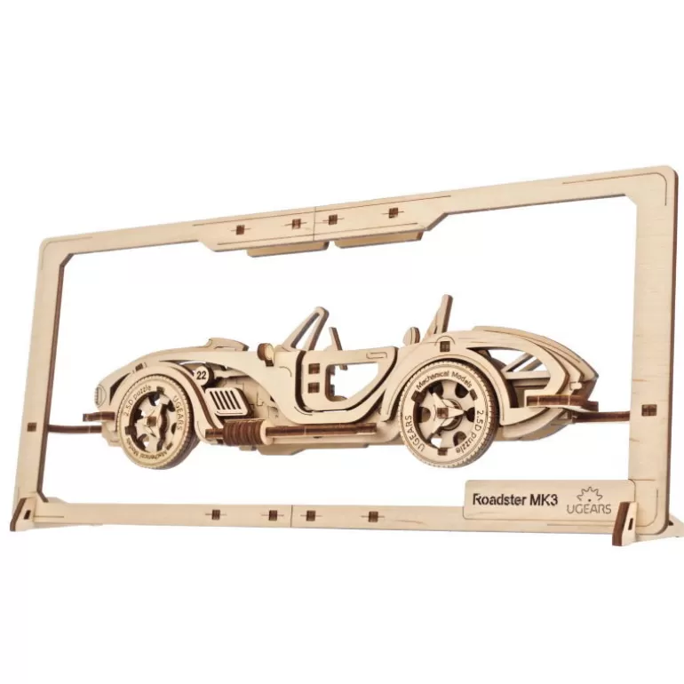 UGEARS models Décoration Art Automobile<Roadster Mk3– Ugears Puzzle 2,5D En Bois