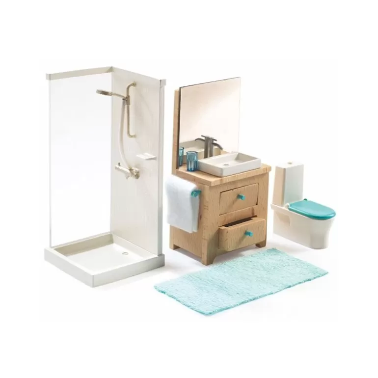 Djeco Maison De Poupee En Bois<Salle De Bains 7824