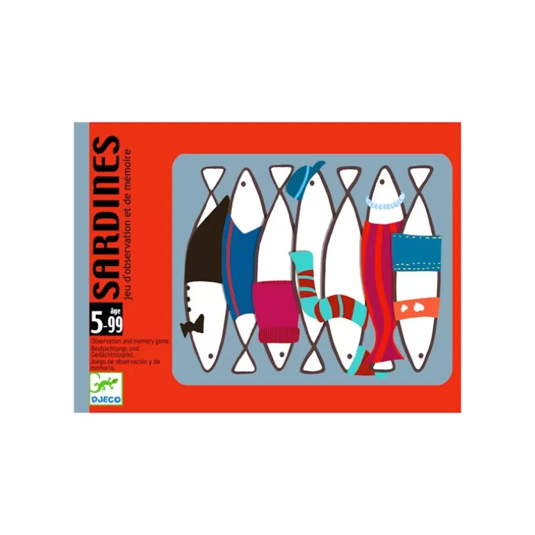 Djeco Jeux De Société<Sardines, Jeu De Cartes Djo5161