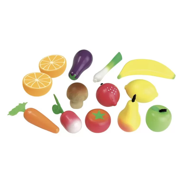 VILAC Jouets Cuisine, Dînette<Set De Fruits Et Legumes 'Jour De Marche' 8103