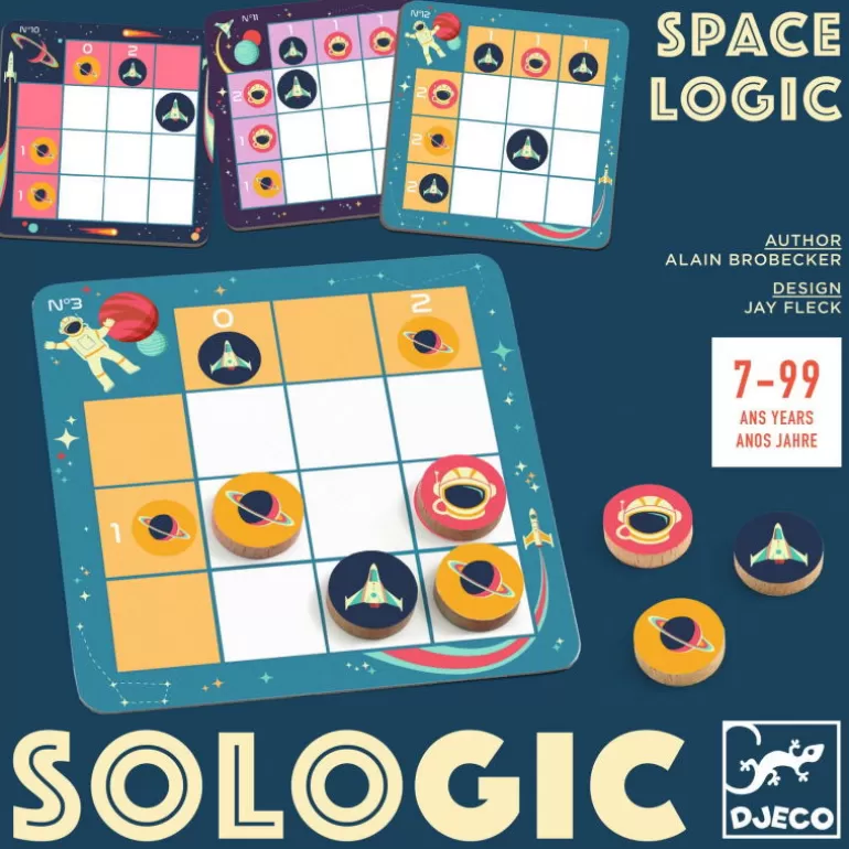 Djeco Jeux De Société<Space Logic Jeu Sologic De 8580