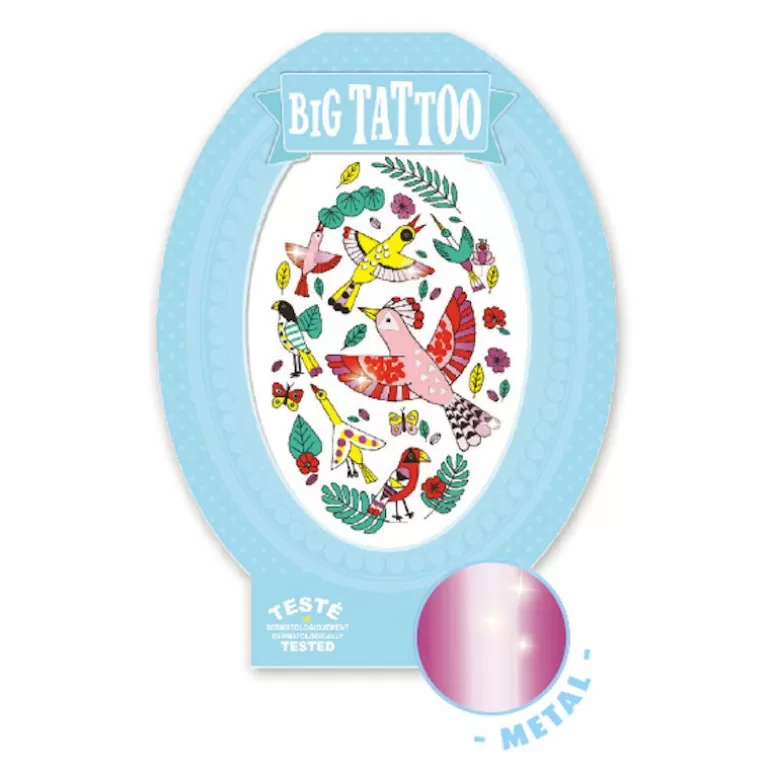 Djeco Tatouages Enfants, Maquillage<Tatouage Enfant Big Tattoo 'Birdy' 9603