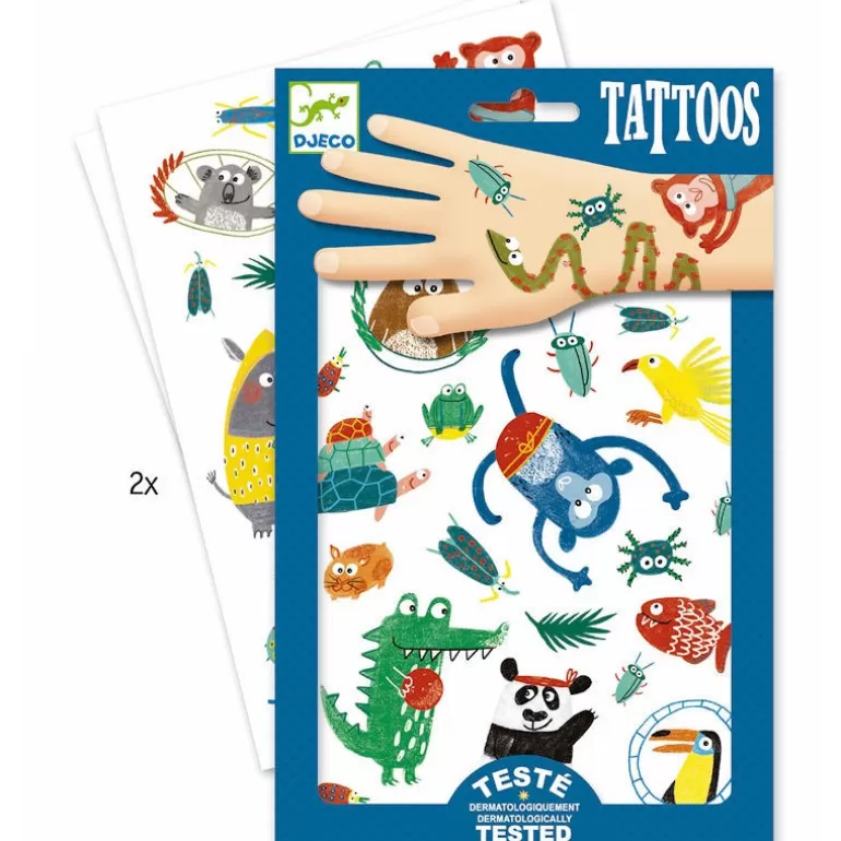 Djeco Tatouages Enfants, Maquillage<Tatouages 'Museaux' 9576