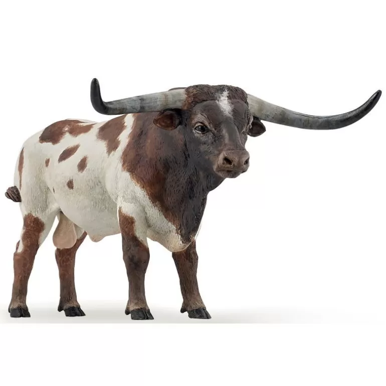 Papo Figurines Papo<Taureau Texas Longhorn, Figurine 51156