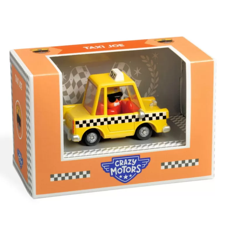 Djeco Jouets Garage, Voitures<Taxi Joe Voiture Crazy Motors 5479