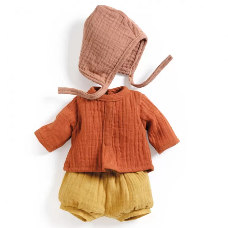 Djeco Poupées, Peluches<Tenue Mandarine, Vetement De Poupee Pomea De 7896