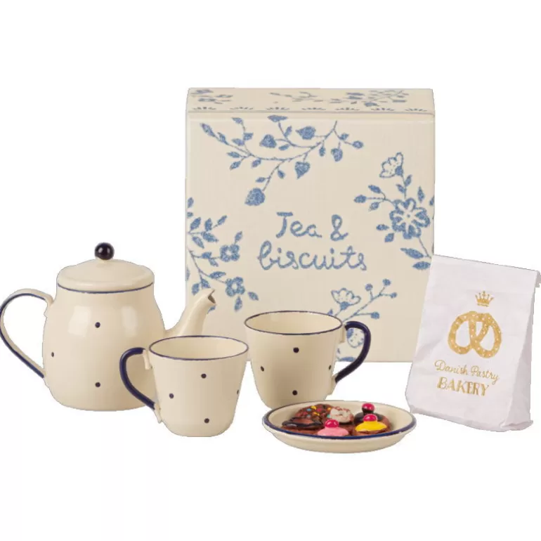 Maileg Maison De Poupee En Bois<The Et Biscuits Pour Souris