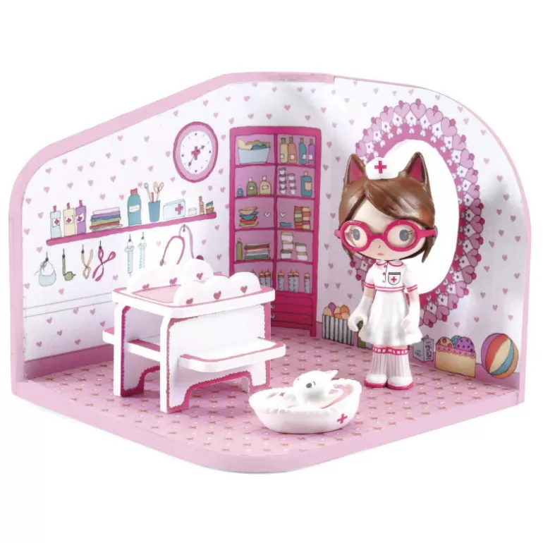 Djeco Tinyly Djeco<Tinyshop De Milou, Maison Pour Figurine Tinyly De 6956