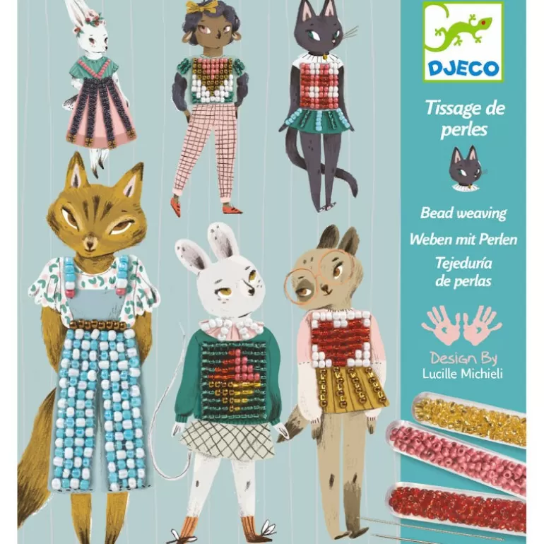 Djeco Couture Et Broderie Pour Enfant<Tissage De Perles 'Les Minettes' 9843