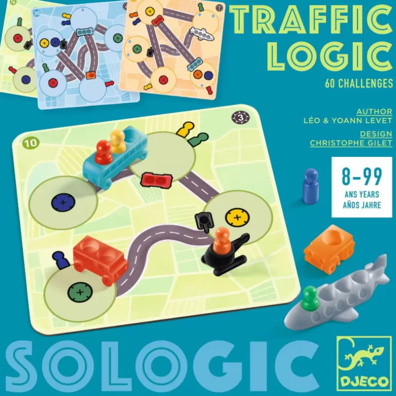 Djeco Jeux De Société<Traffic Logic Jeu Sologic De 8585