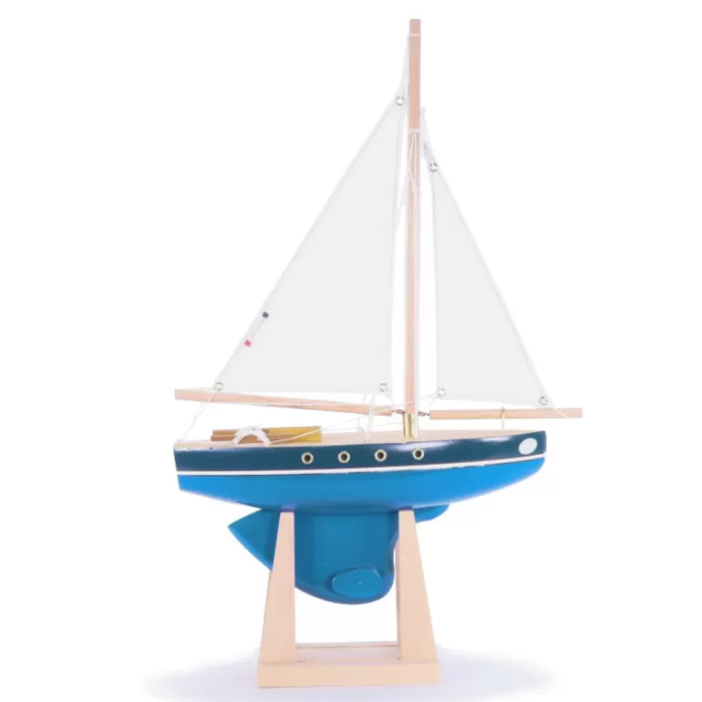 Bateaux TIROT Bateaux Tirot Jouets Fabriqués En France<Voilier Tirot En Bois 30 Cm "Le Tirot"