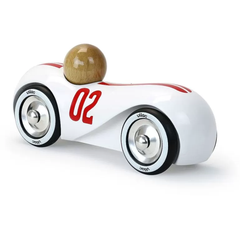 VILAC Jouets Vilac Fabriqués En France<Voiture Streamline Vintage Blanche 2285W