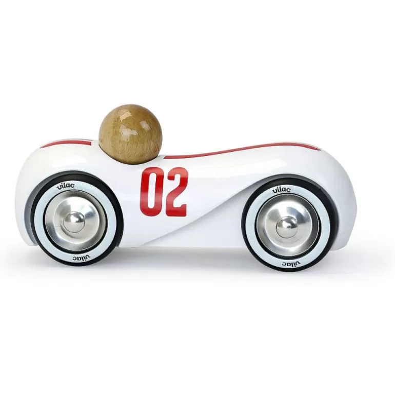 VILAC Jouets Vilac Fabriqués En France<Voiture Streamline Vintage Blanche 2285W