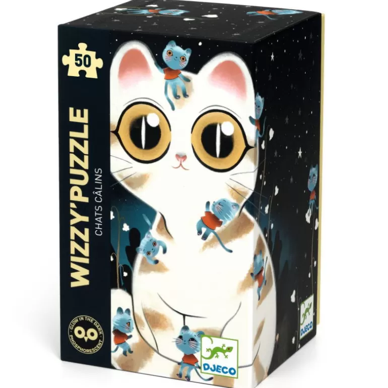 Djeco Puzzle Djeco<Wizzy' Puzzle "Chats Calins" 50 Pcs 7021