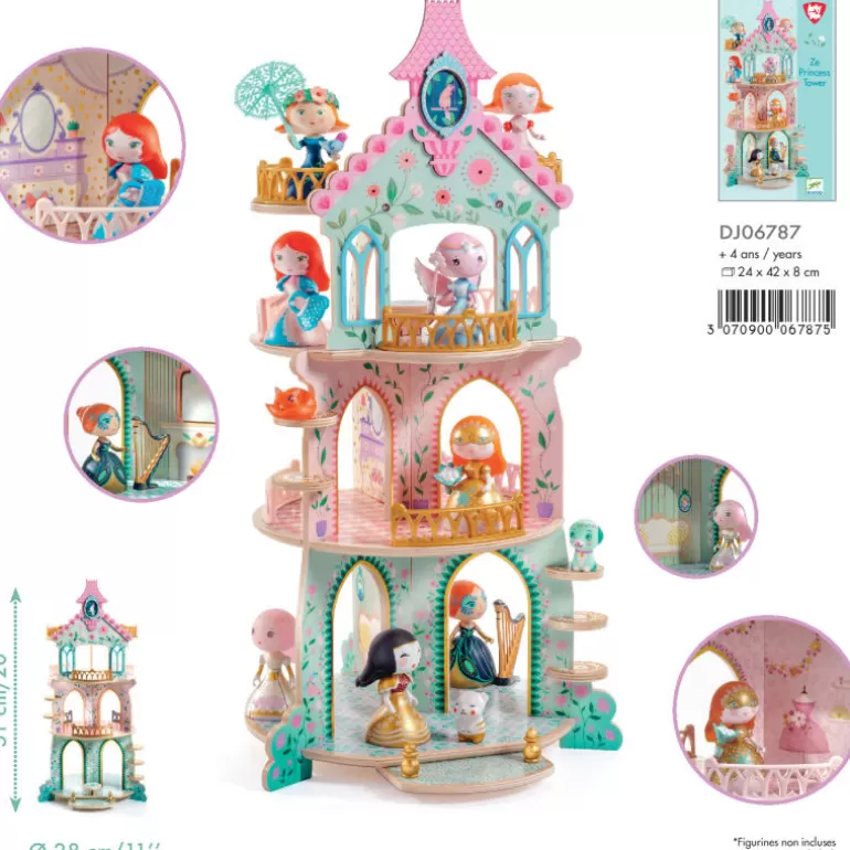 Djeco Arty Toys Djeco<Ze Princess Tower Arty Toys 6787