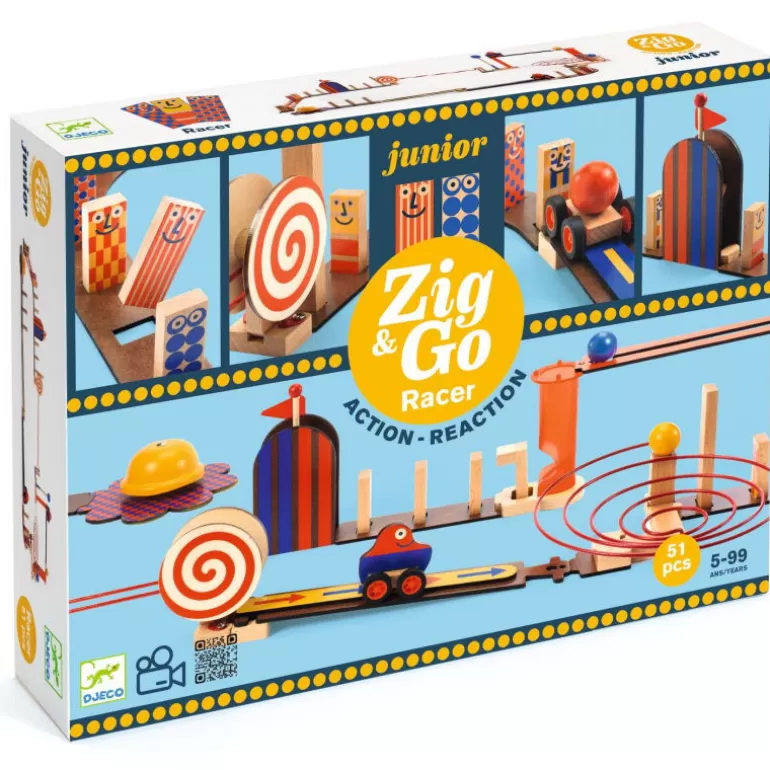 Djeco Jeux De Société<Zig & Go Junior "Racer" - 51 Pieces 5650