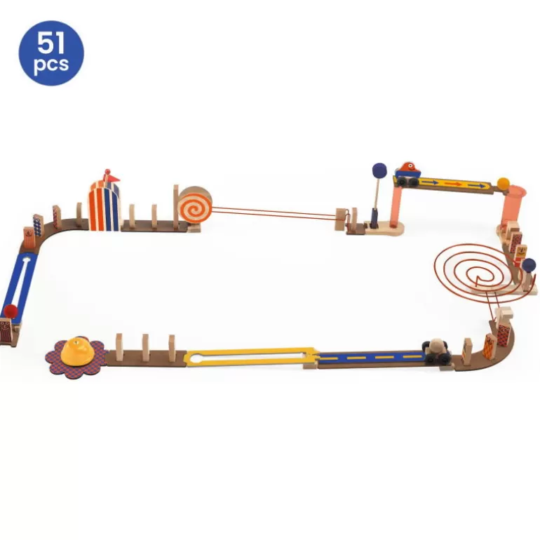 Djeco Jeux De Société<Zig & Go Junior "Racer" - 51 Pieces 5650