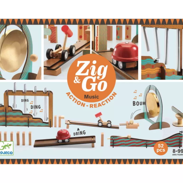 Djeco Jeux De Société<Zig & Go Music - 52 Pieces 5645